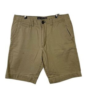 American‎ Eagle Classic Men's Khaki Shorts Chino Tan 100% Cotton Size 31